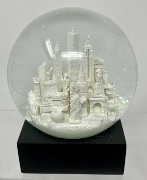 New York City White Snow Globe